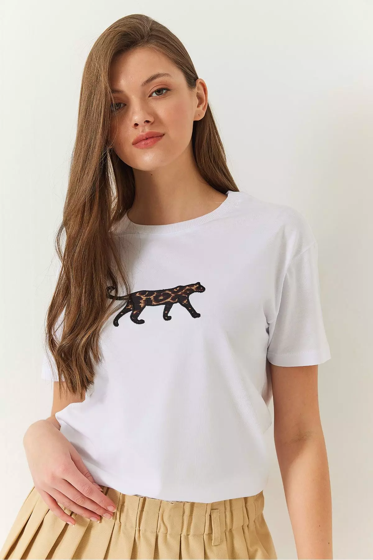 Women's Leopard Print T-Shirt 60602006