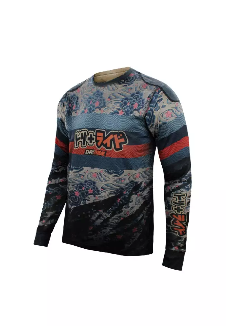 Dri Plus Men's Japanese Doripurasu Motorcycle Dri Jersey Long Sleeve 1 Piece DMSRL2401