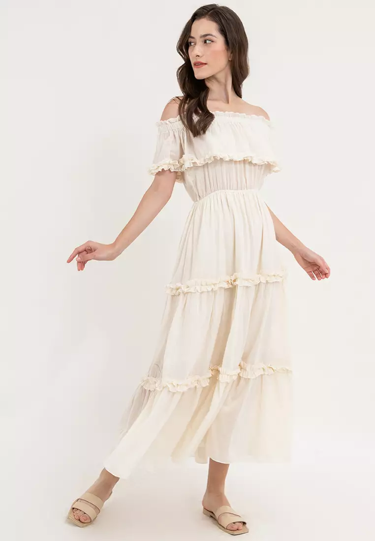 Alessandra Off Shouder Dress