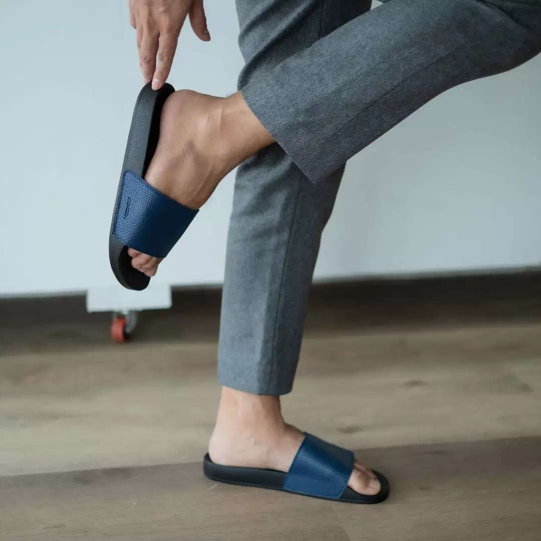 Sandal Pria Cogen Basic - Navy