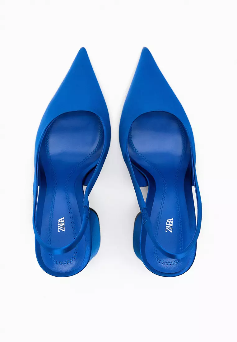 ZARA Slingback Block Heels 2025 | Buy ZARA Online | ZALORA