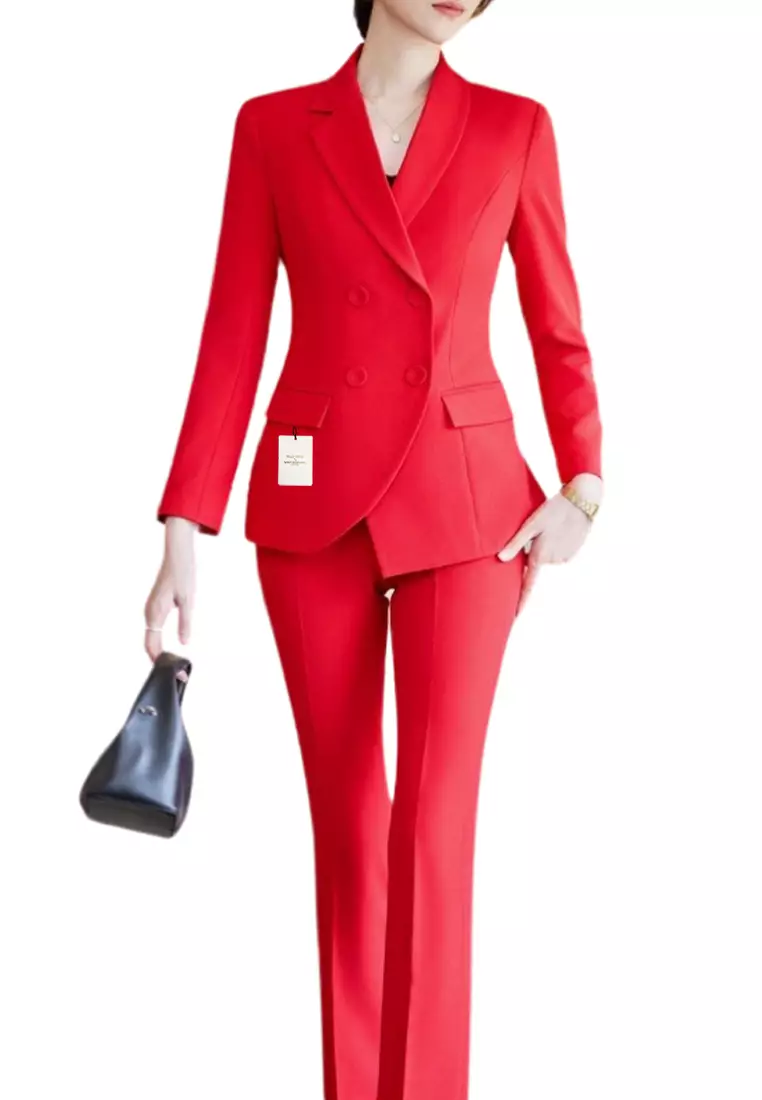 Buy HAPPY FRIDAYS Irregular Fashionable Suit Pants Set YGH-EL2317S
