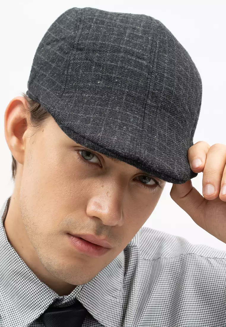 Topi Fedora Hat Painter Black List Square