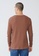 Cotton On brown Textured Long Sleeve T-Shirt 34ACFAABD04EC8GS_2
