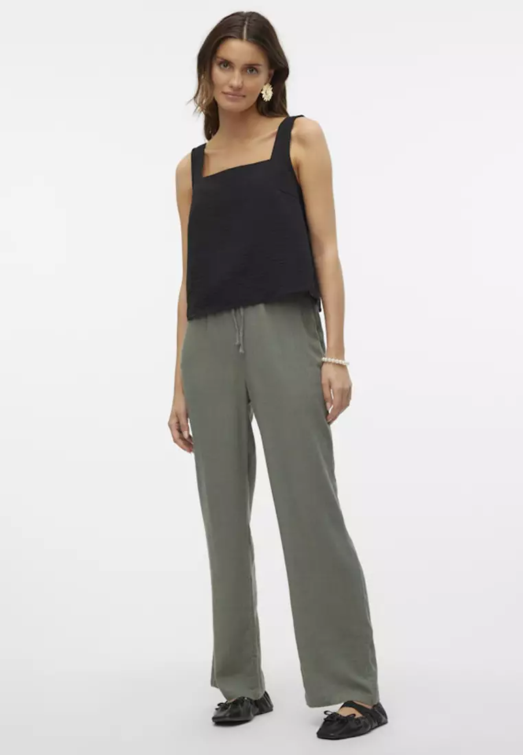 Mid Waist Trousers