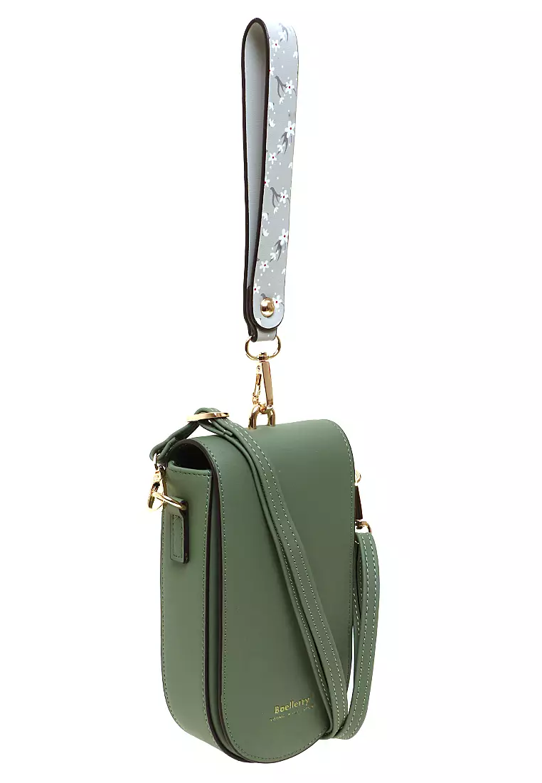 Tas Selempang Fashion Wanita Sling Bag Uniqe Design Material Leather Kulit ORIGINAL