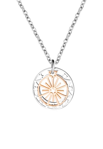 Buy Celovis Celovis Oracle Star Pendant Necklace In Rose Gold Silver 2021 Online Zalora Singapore