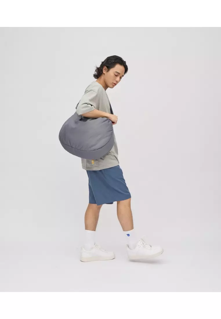 Plain-Me Cloud Bag-Grey(L)  Polyester 100%