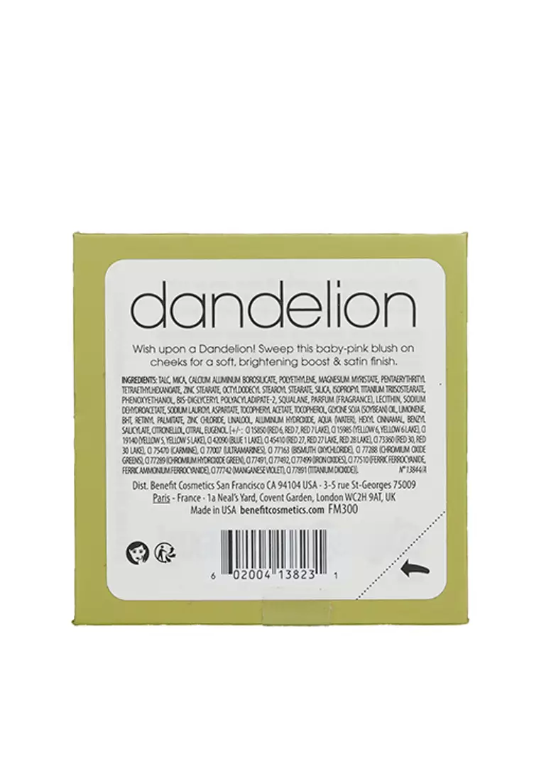 BENEFIT - Dandelion Baby Pink Brightening Blush 6g/0.21oz