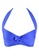 Sunseeker blue Solids B-D Cup Halter Bikini Top 83779USA459A5DGS_1