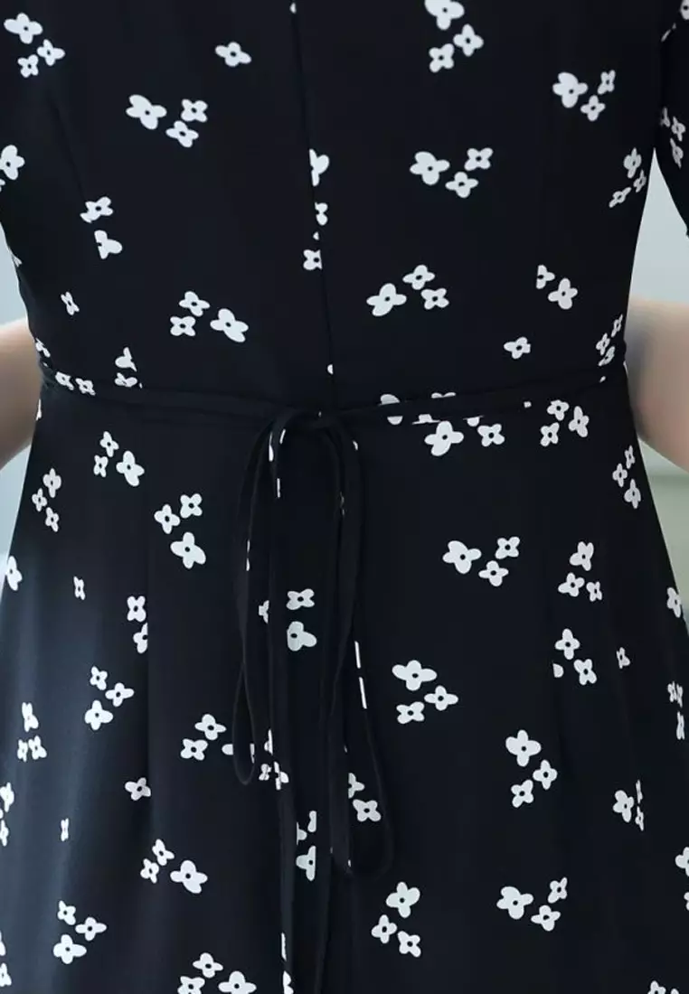 Buy Halo V Neck Floral Printed Dress 2024 Online ZALORA Philippines