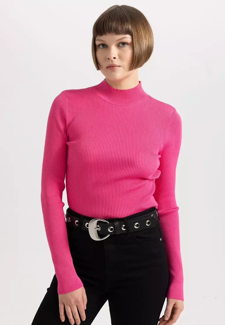 Crossover Open Back Knit Top