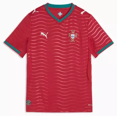 PUMA Portugal FPF 26 Home Jersey Replica Jr 78328101 - Jersey Anak (Merah)