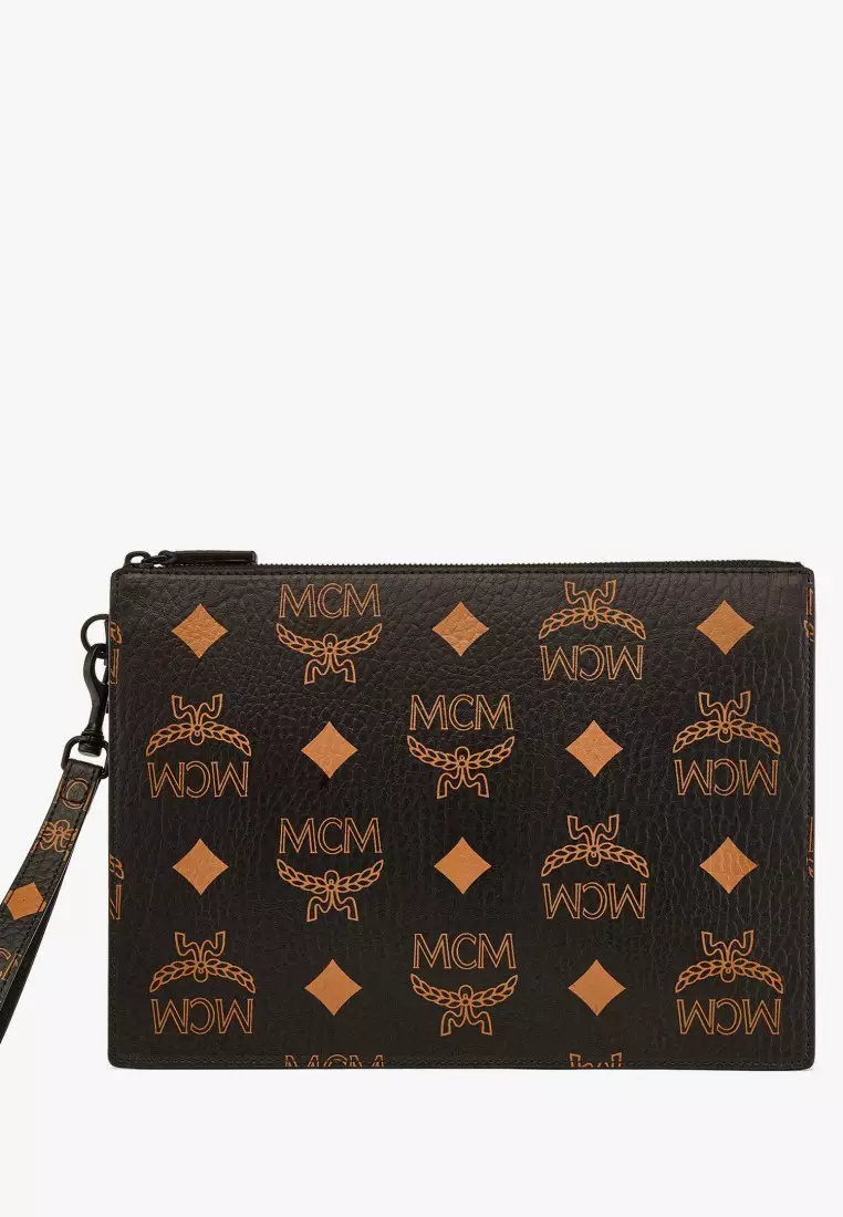 Buy MCM Aren Wristlet Zip Pouch in Maxi Visetos 2024 Online