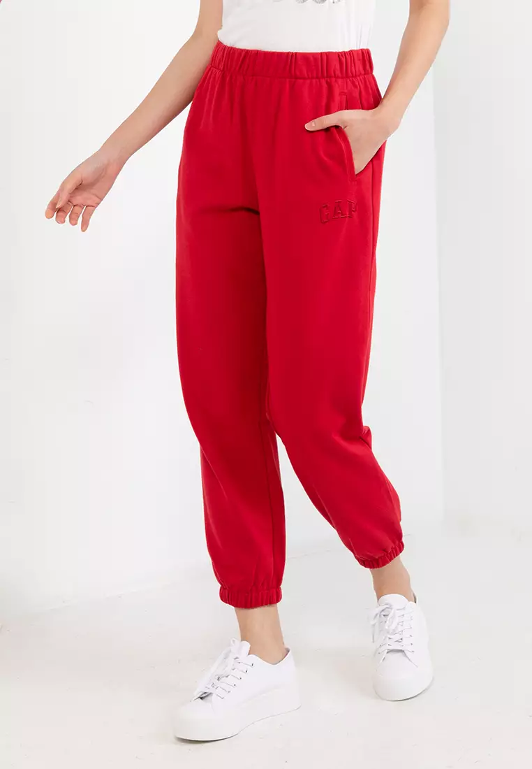 Cheap red new arrivals joggers