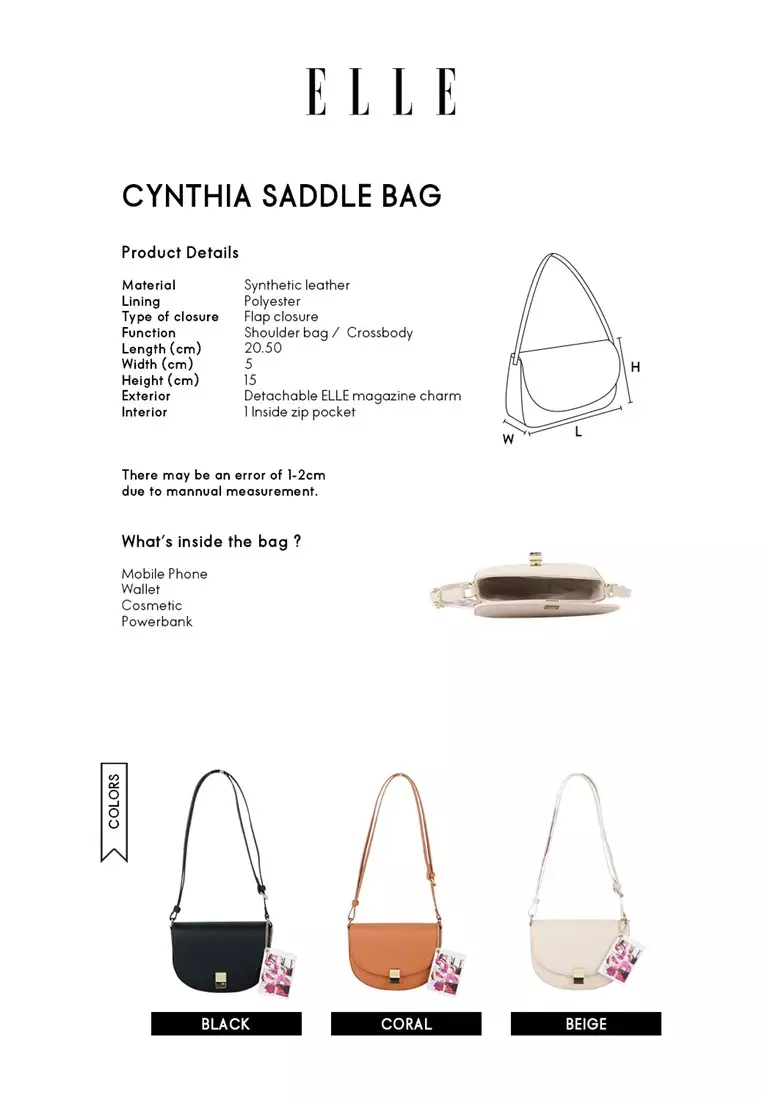 CYNTHIA SADDLE BAG