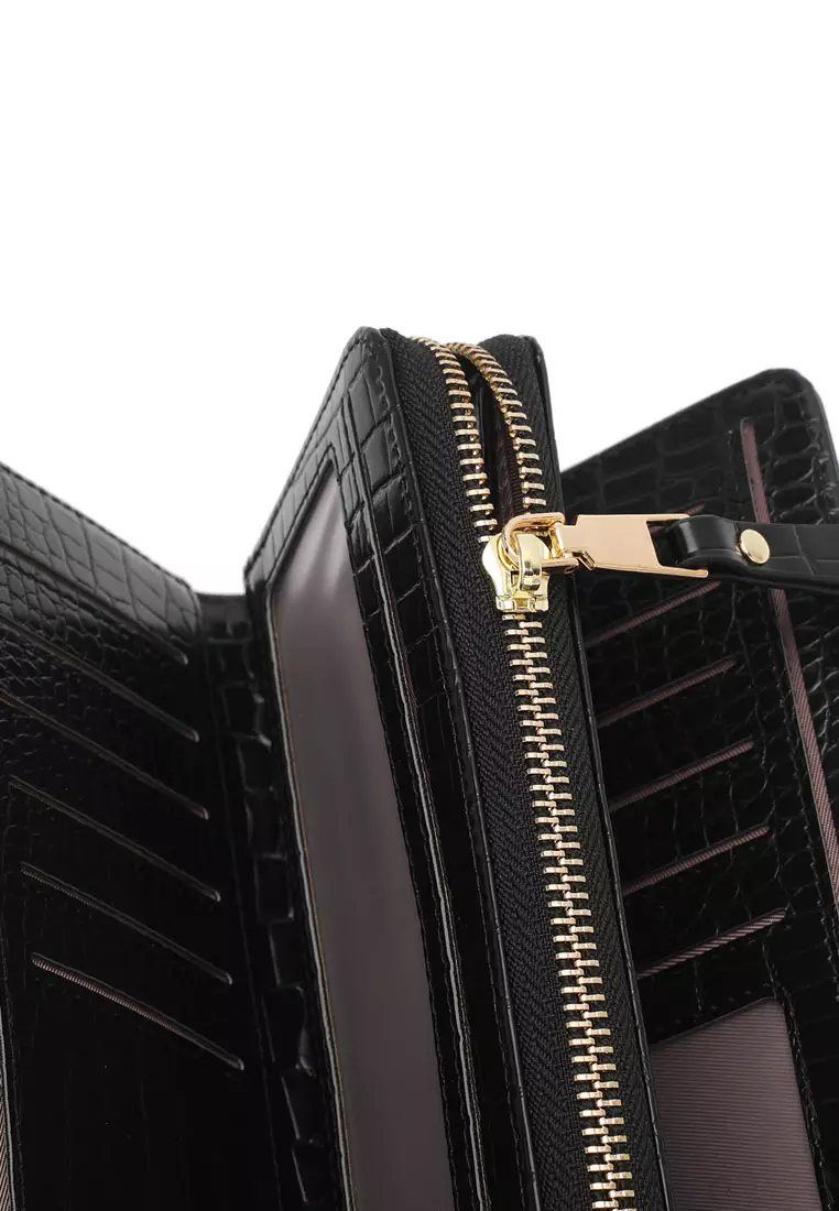 Women's Bi Fold Long Zipper Purse