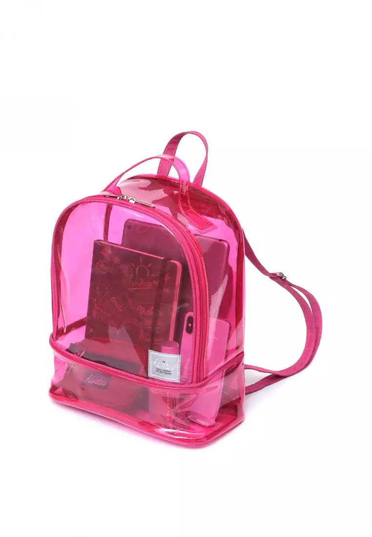 PVC Backpack Blanche