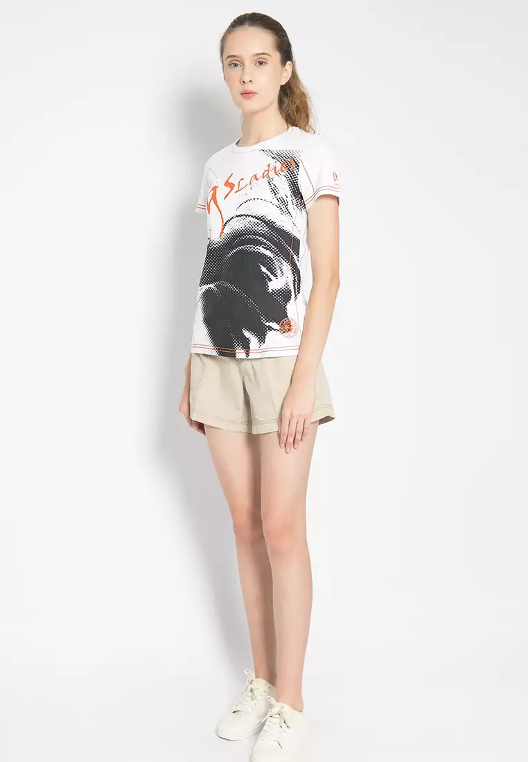 LGS - Kaos Wanita - Lengan Pendek - Warna Putih - LLTS.555.T679M.019.7C