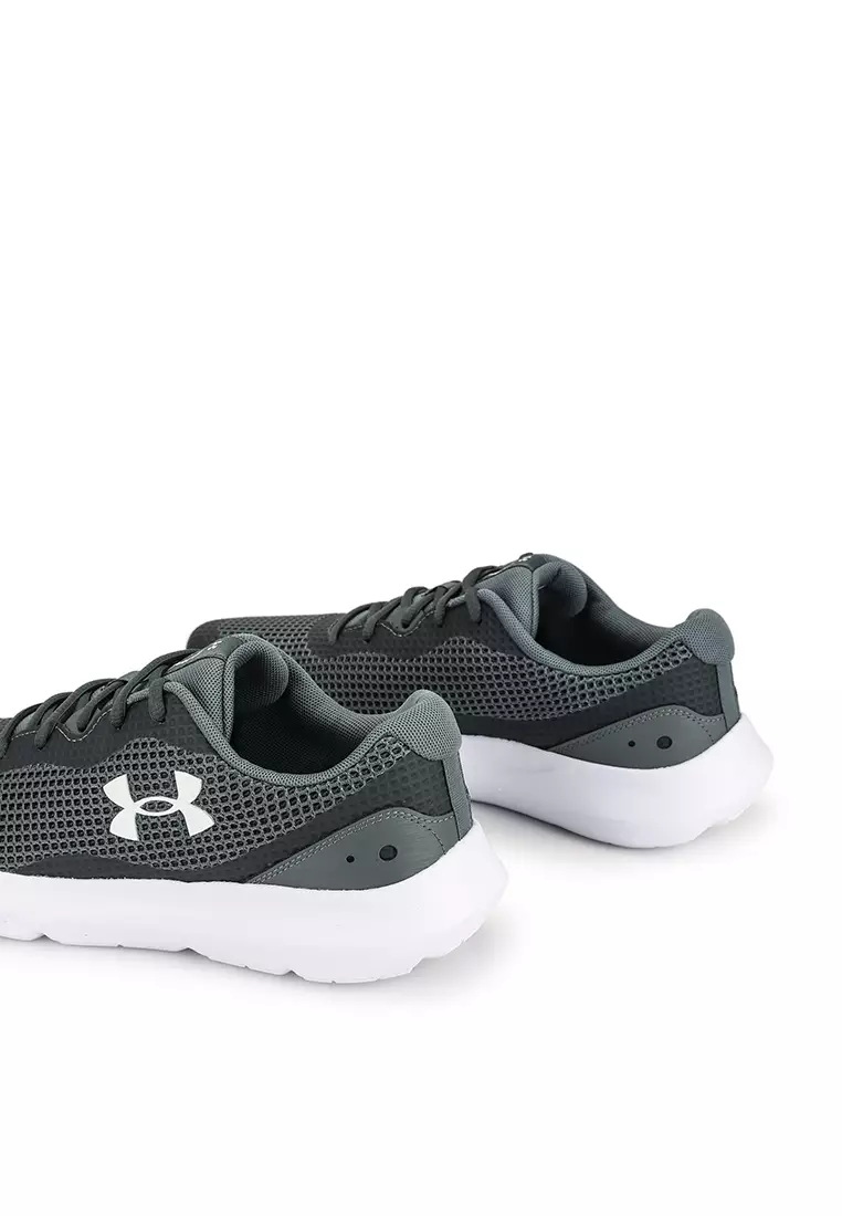 Grey under armour shoes top