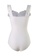 Halo white White Slim Fit Swimsuits 5BD73US157111BGS_2