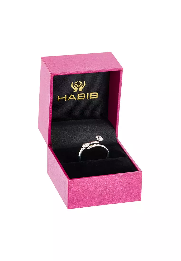 HABIB 750/18K White Gold Ring GRT410
