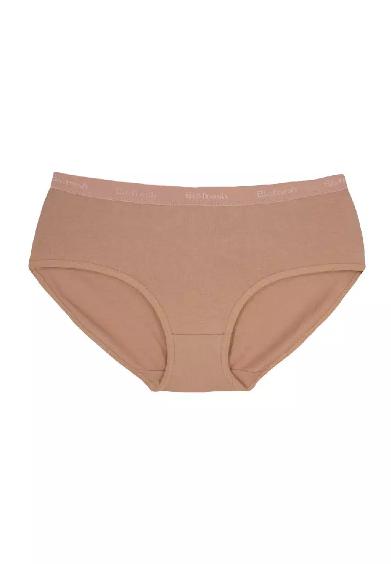 Buy Biofresh Ladies Antimicrobial Cotton Hipster Panty 3 Pieces In