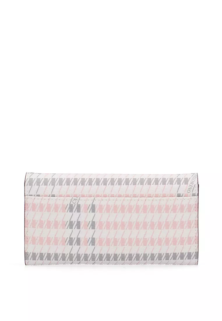 Charmaine 2-Fold Long Wallet - Light Pink