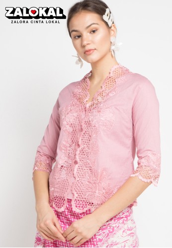 Jual Salsabila Etnic Kebaya 3 4 Sleeve Kebaya With Kamisol