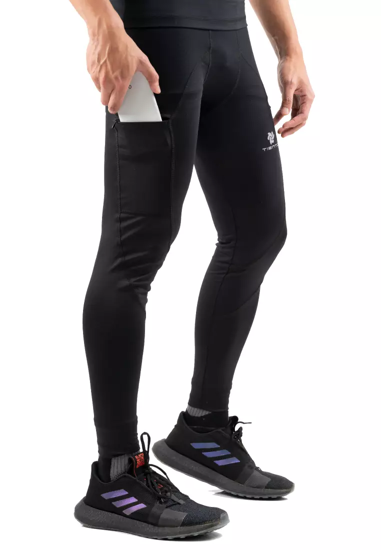 Tiento Celana Legging Evolution Long Pants with Hidden Pocket Men