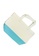 Poly-Pac white and blue Poly-Pac STB204 Cutie Mini Tote Bag-White 63E27AC951B0B1GS_6