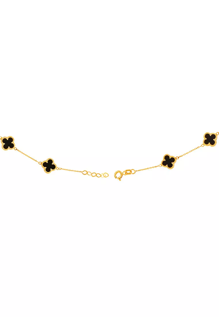HABIB Black Onyx Bracelet in 585/14K Yellow Gold YOMB00079