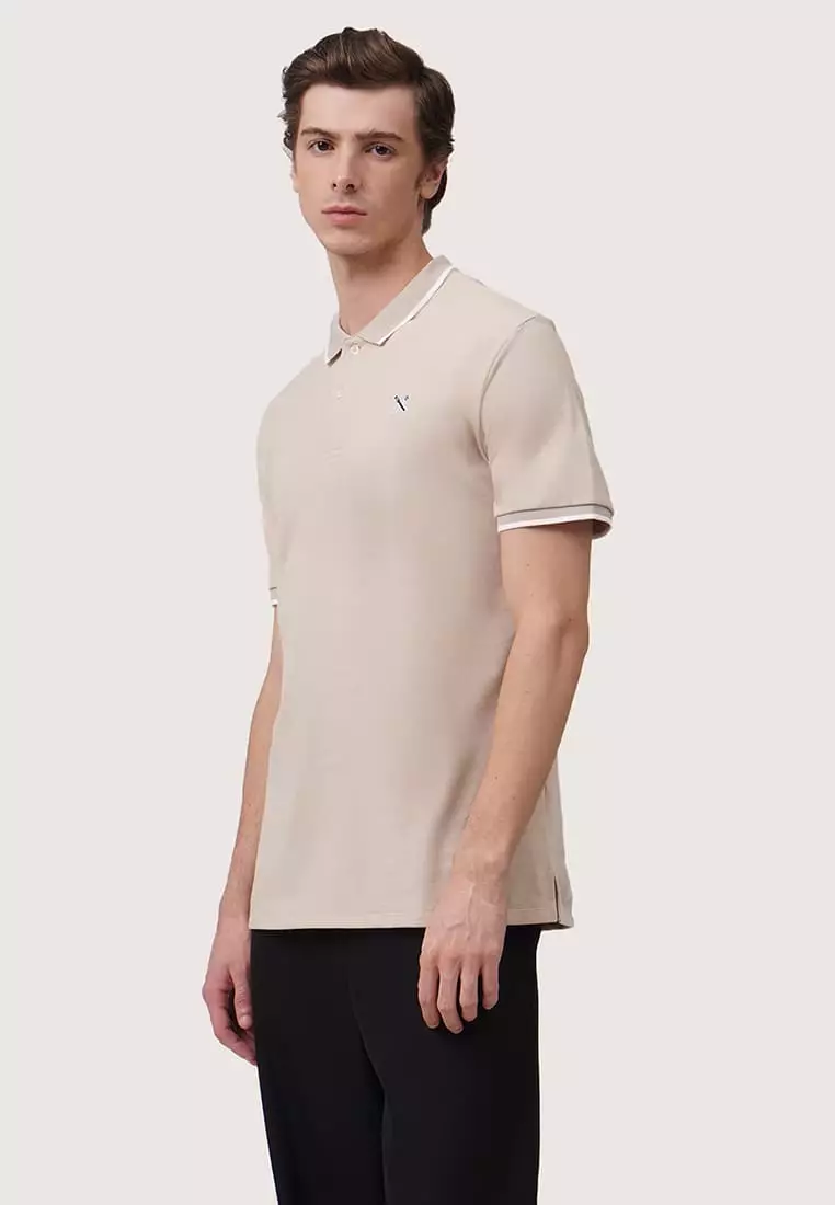 Polo Shirt With Contrast Trim