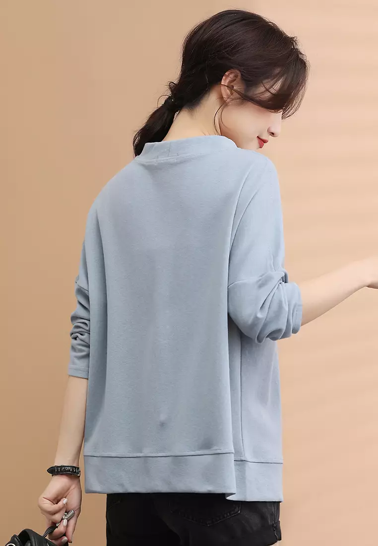 Loose sweatshirt womens discount