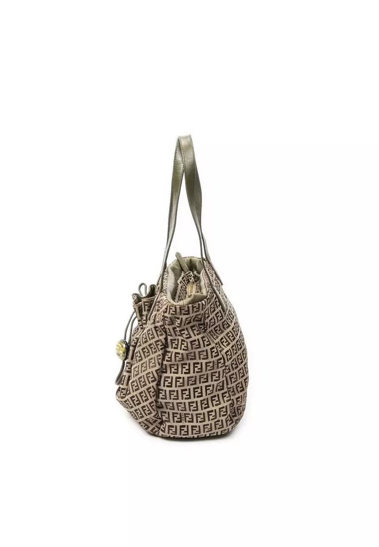 Pre-Loved Front Drawstring Pocket Tote