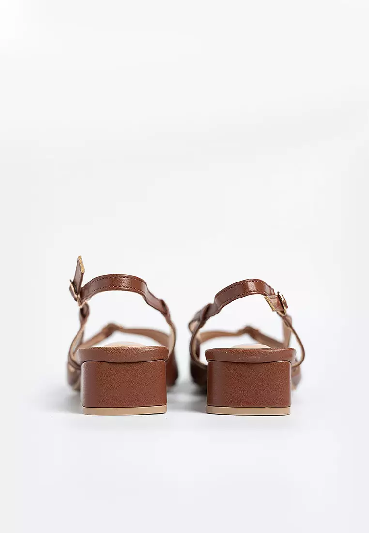 Paula Buckle Sandal Heels