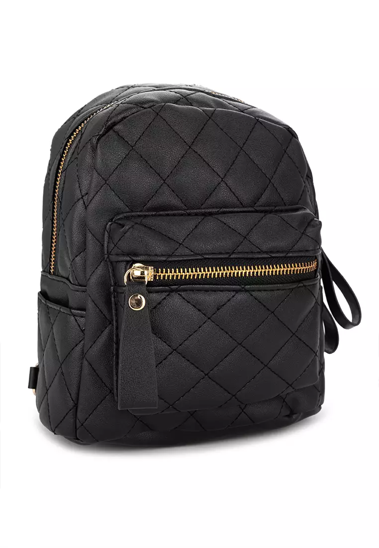 Quilted mini sales backpack