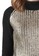 London Rag black Black Wide Turtle Neck Metallic Print Knit Sweater E1E5BAAC6704A4GS_4
