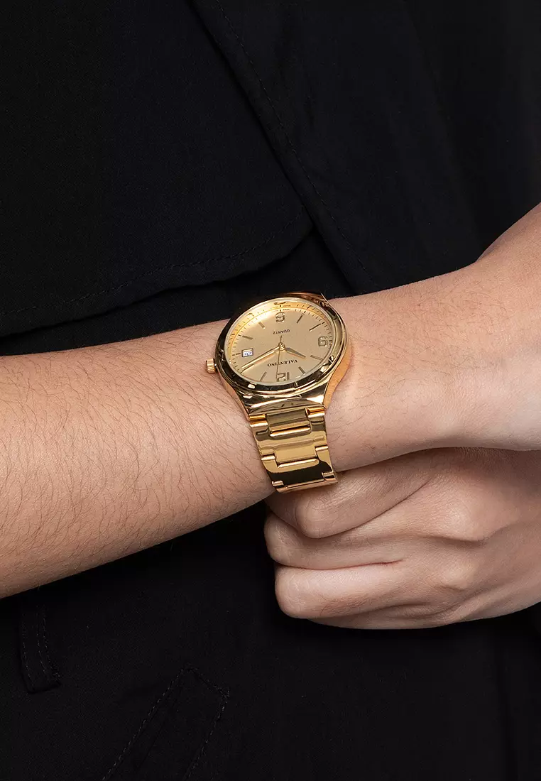 Analog Watch 20122264-Gold Dial - Number