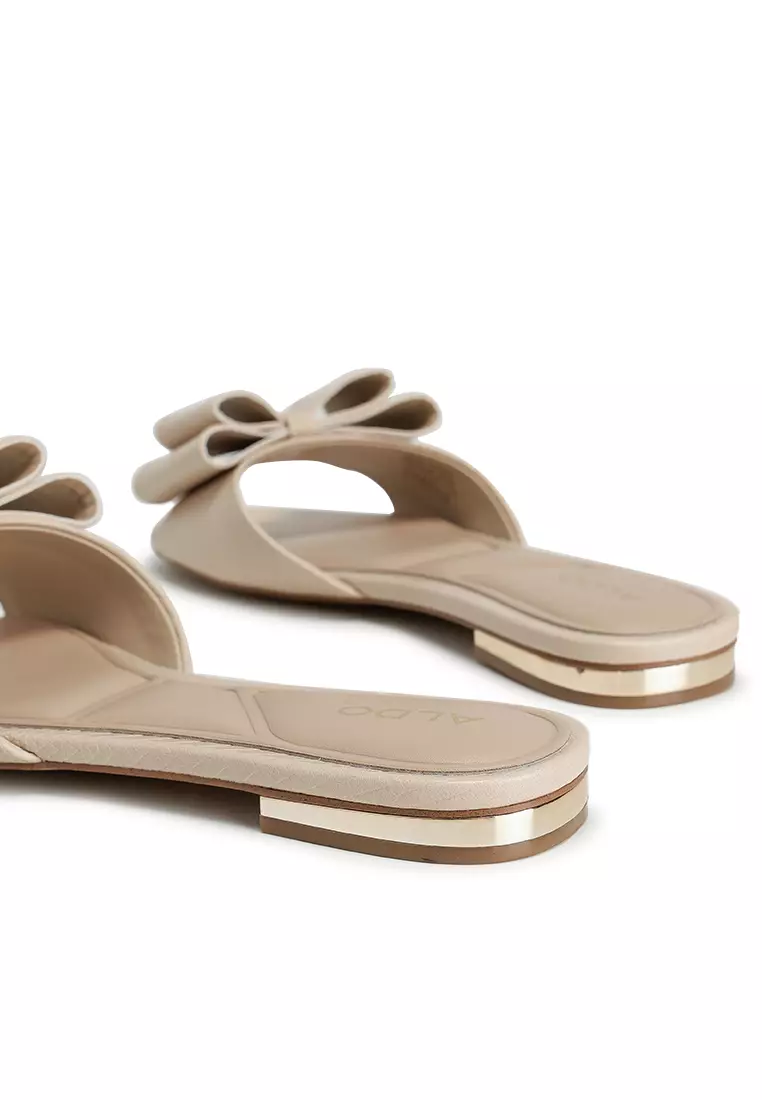 Eloquent Ribbon Slip On Sandals