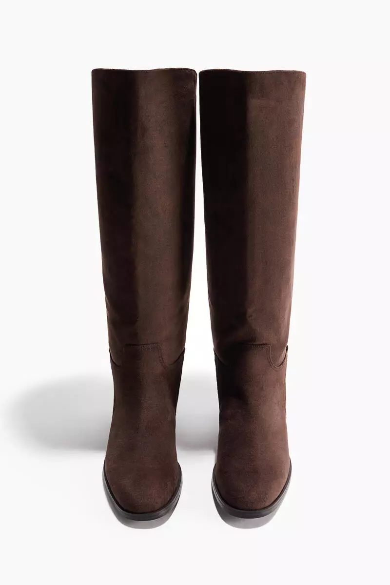 Strap-detail boots