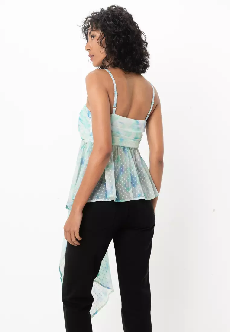 Babydoll Dobby Cami Top