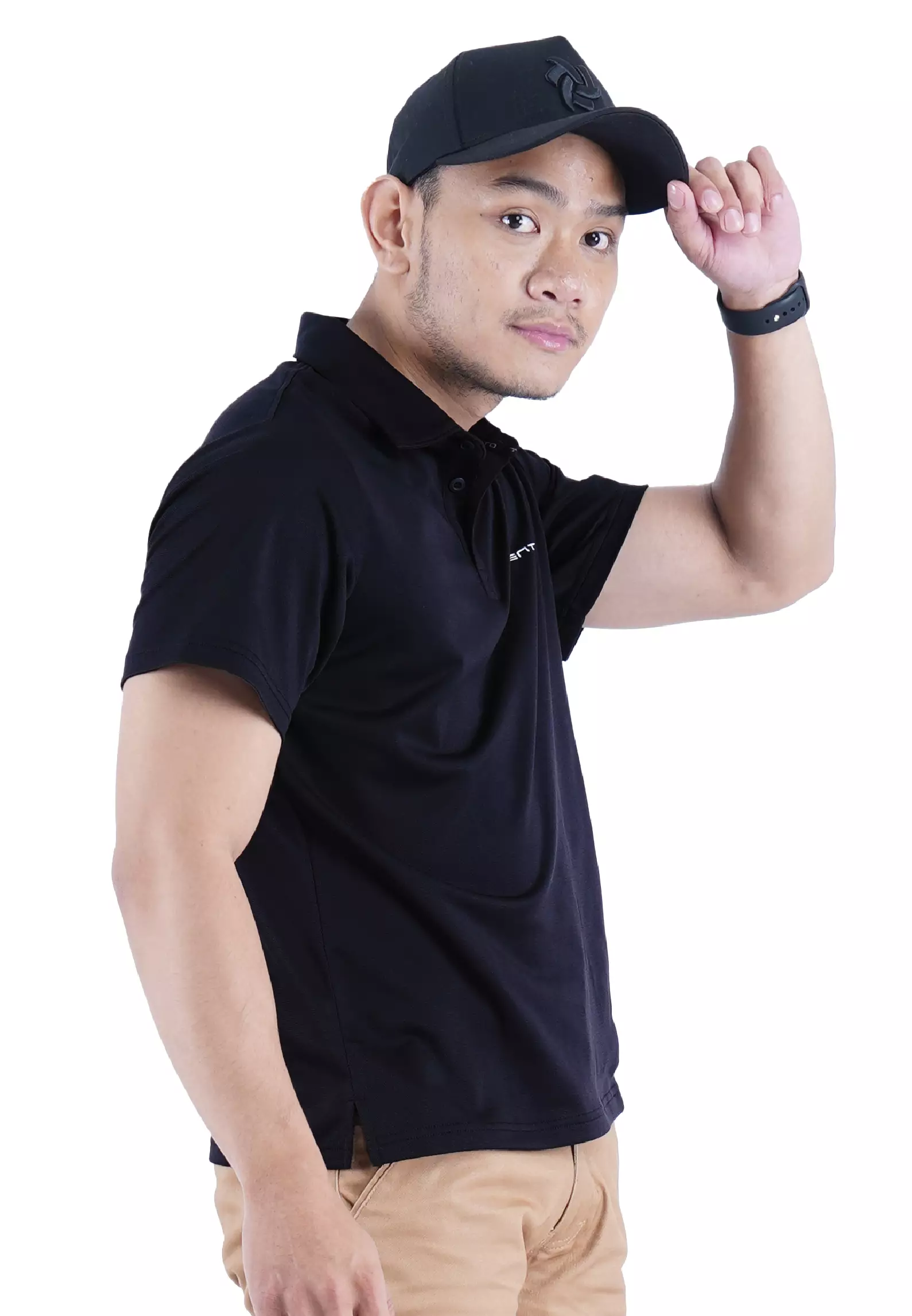 Tiento Baju Golf Pria Polo Shirt Pakaian Olahraga Lengan Pendek Kaos Kerah Pique