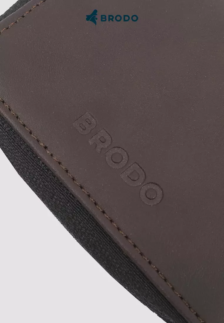 BRODO - Folde Z+ Synthetic Leather Key Wallet Brown