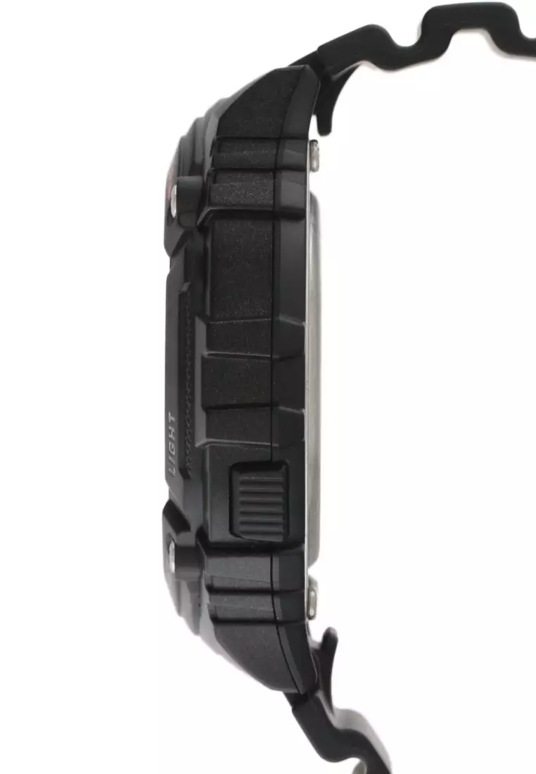 Casio Jam Tangan Pria - Black  - Resin - W-216H-1AVDF