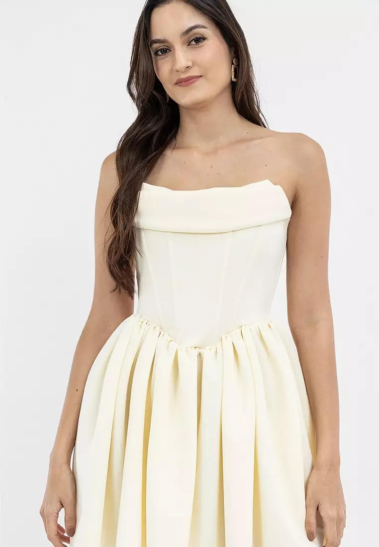 Kayla Strapless Corset Mini Dress