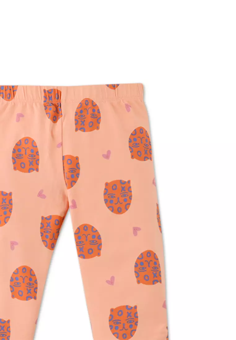 Girls Leopard Print Leggings