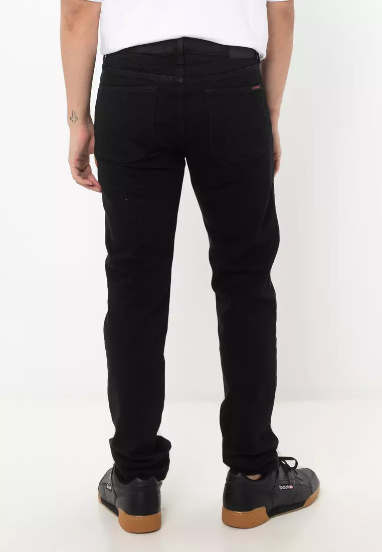 復古修身牛仔褲