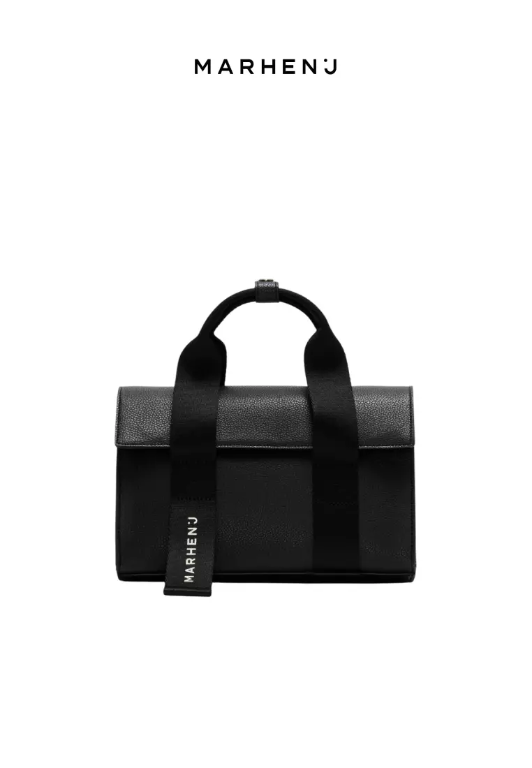 LUDY Vegan Leather Crossbody Bag All Black