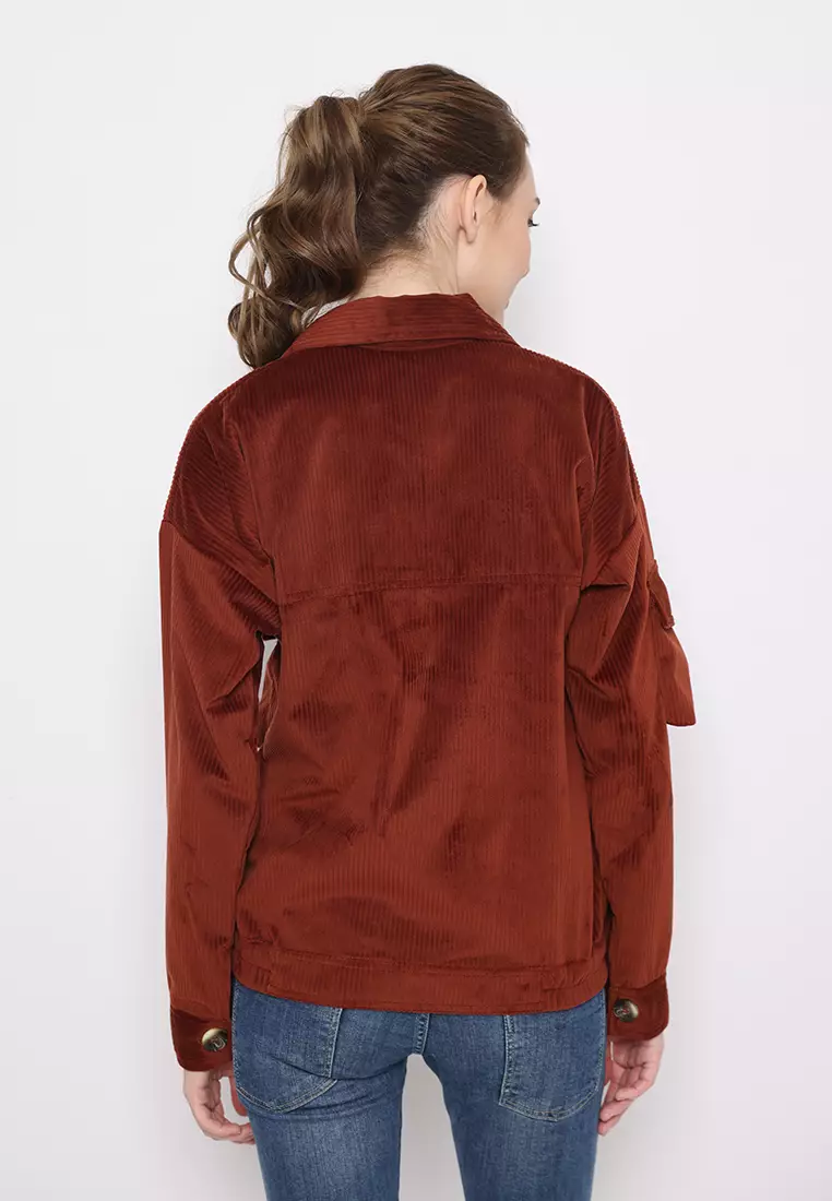 Aruna jacket Terracotta